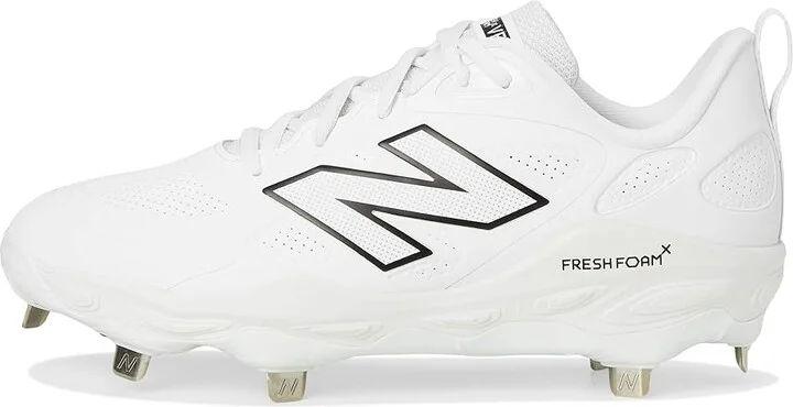 New Balance Fresh Foam X Velov4 Metal Softball Cleats Women's Shoes White : 5 B - Medium, Rubber - Image 6