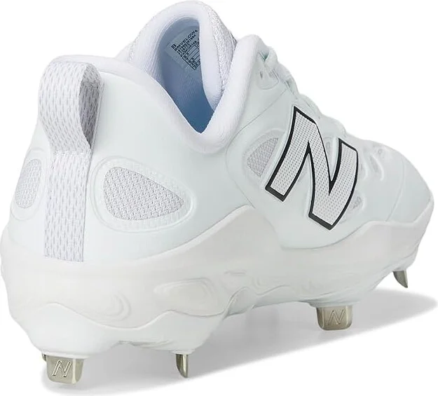 New Balance Fresh Foam X Velov4 Metal Softball Cleats Women's Shoes White/Black : 13 D - Wide, Rubber - Image 4