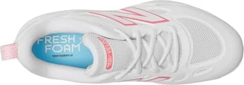 New Balance Fresh Foam X Velov4 Metal Softball Cleats Women's Shoes White/Ultra Pink : 12 B - Medium, Rubber - Image 2