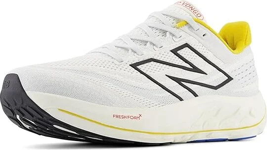 New Balance Fresh Foam X Vongo v6 Men's Shoes White/Ginger Lemon : 7.5 EE - Wide