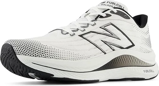 New Balance Fuel Cell Walker Elite Men's Walking Shoes White/Black : 10 4E - Extra Wide, Synthetic