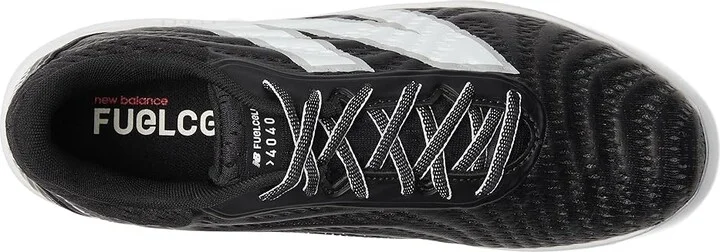 New Balance FuelCell 4040 v7 Metal Baseball Cleats Men's Shoes Black/Optic White : 6.5 D - Medium - Image 2