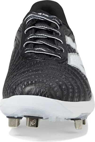 New Balance FuelCell 4040 v7 Metal Baseball Cleats Men's Shoes Black/Optic White : 6.5 D - Medium - Image 3