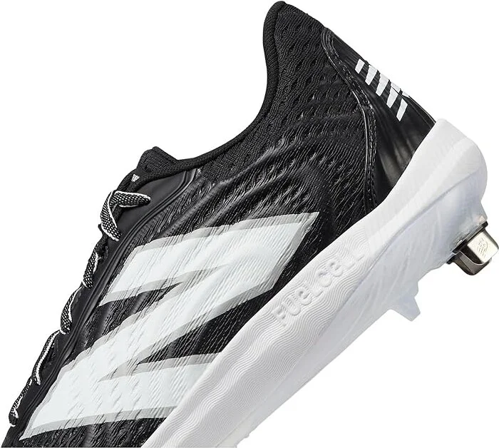 New Balance FuelCell 4040 v7 Metal Baseball Cleats Men's Shoes Black/Optic White : 6.5 D - Medium - Image 4