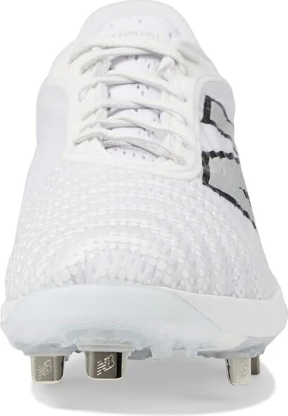 New Balance FuelCell 4040 v7 Metal Baseball Cleats Men's Shoes Optic White/Raincloud : 6 D - Medium - Image 3