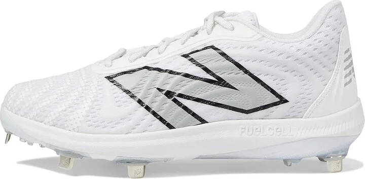 New Balance FuelCell 4040 v7 Metal Baseball Cleats Men's Shoes Optic White/Raincloud : 6 D - Medium - Image 5