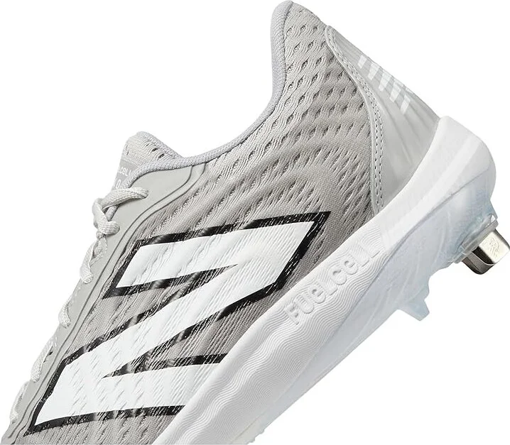 New Balance FuelCell 4040 v7 Metal Baseball Cleats Men's Shoes Raincloud/Optic White : 7 D - Medium - Image 4