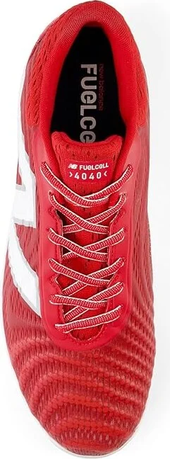 New Balance FuelCell 4040 v7 Metal Baseball Cleats Men's Shoes Team Red/Optic White : 6 D - Medium - Image 2