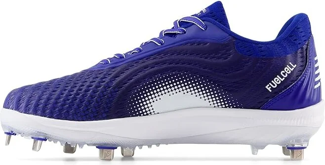 New Balance FuelCell 4040 v7 Metal Baseball Cleats Men's Shoes Team Royal/Optic White : 6 D - Medium - Image 4