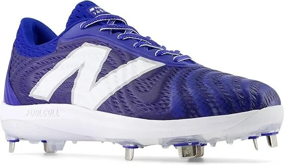 New Balance FuelCell 4040 v7 Metal Baseball Cleats Men's Shoes Team Royal/Optic White : 6 D - Medium
