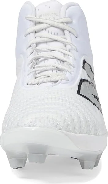 New Balance FuelCell 4040v7 Mid-Molded Baseball Cleats Men's Shoes Optic White/Raincloud : 11 D - Medium - Image 3