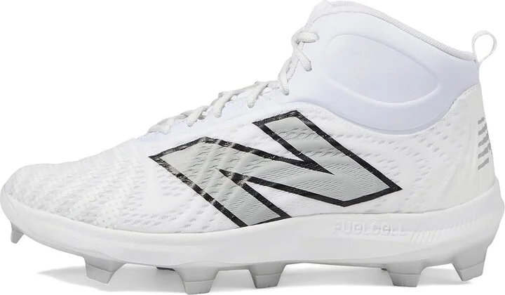 New Balance FuelCell 4040v7 Mid-Molded Baseball Cleats Men's Shoes Optic White/Raincloud : 11 D - Medium - Image 5