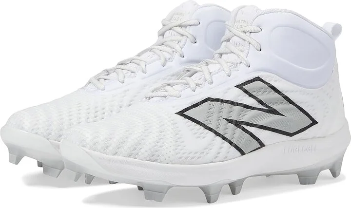 New Balance FuelCell 4040v7 Mid-Molded Baseball Cleats Men's Shoes Optic White/Raincloud : 11 D - Medium