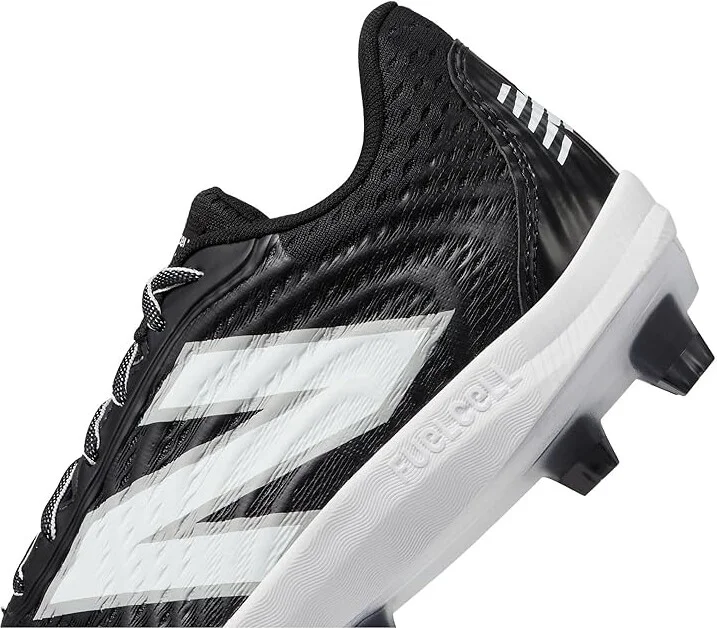 New Balance FuelCell 4040v7 Molded Baseball Cleats Men's Shoes Black/Optic White : 7.5 D - Medium - Image 4
