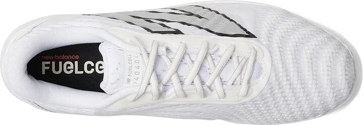 New Balance FuelCell 4040v7 Molded Baseball Cleats Men's Shoes Optic White/Rain Cloud : 11.5 D - Medium - Image 2