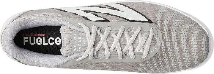 New Balance FuelCell 4040v7 Molded Baseball Cleats Men's Shoes Raincloud/Optic White : 8.5 D - Medium - Image 2