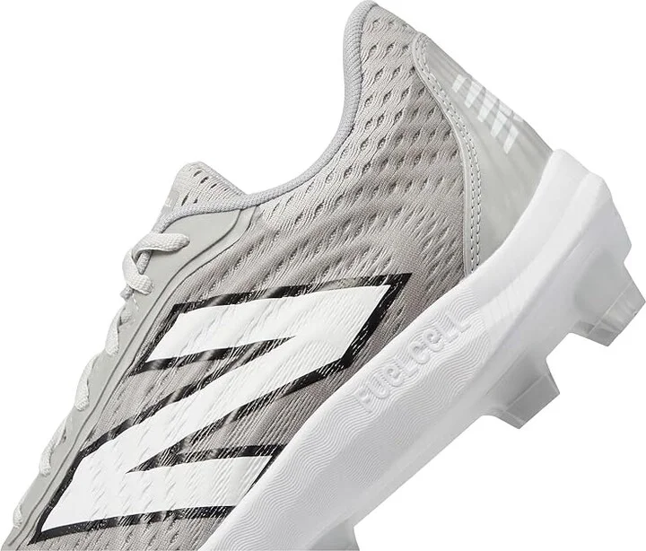New Balance FuelCell 4040v7 Molded Baseball Cleats Men's Shoes Raincloud/Optic White : 8.5 D - Medium - Image 4