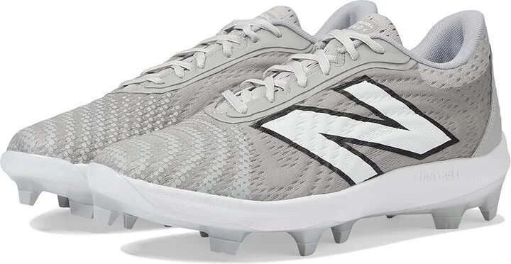 New Balance FuelCell 4040v7 Molded Baseball Cleats Men's Shoes Raincloud/Optic White : 8.5 D - Medium