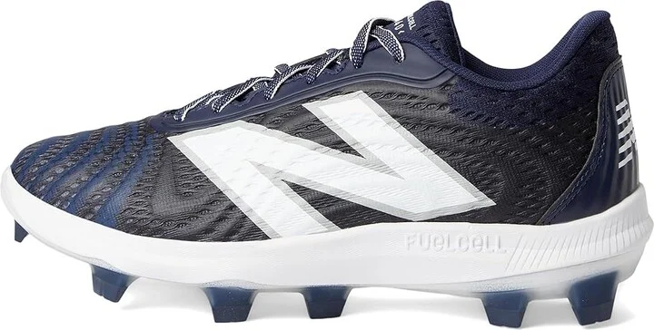 New Balance FuelCell 4040v7 Molded Baseball Cleats Men's Shoes Team Navy/Optic White : 7.5 D - Medium - Image 6