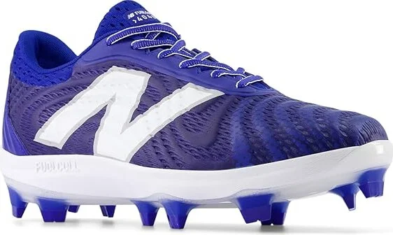 New Balance FuelCell 4040v7 Molded Baseball Cleats Men's Shoes Team Royal/Optic White : 6 D - Medium