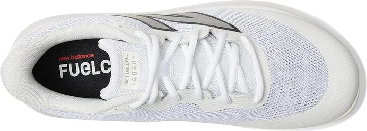 New Balance FuelCell 4040v7 Turf Trainer Baseball Cleats Shoes Optic White/Rain Cloud : US Men's 5 - Women's 6.5 D - Medium - Image 2