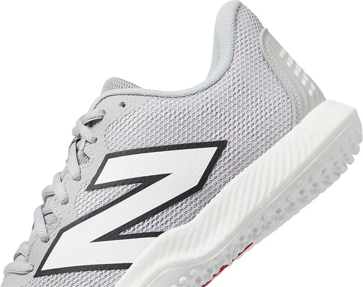 New Balance FuelCell 4040v7 Turf Trainer Baseball Cleats Shoes Raincloud/Optic White : US Men's 5 - Women's 6.5 EE - Wide - Image 4