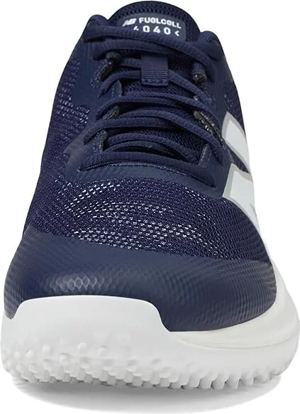 New Balance FuelCell 4040v7 Turf Trainer Baseball Cleats Shoes Team Navy/Optic White : US Men's 5 - Women's 6.5 EE - Wide - Image 3