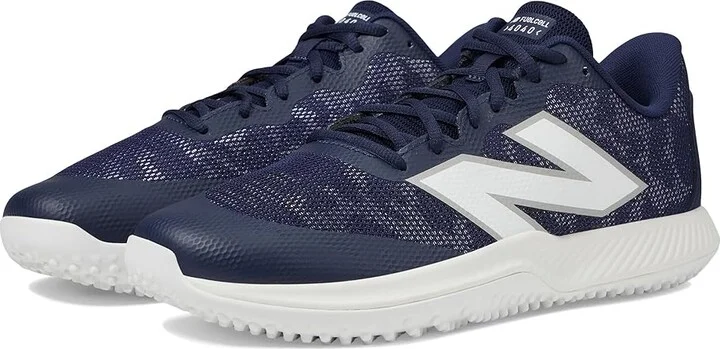 New Balance FuelCell 4040v7 Turf Trainer Baseball Cleats Shoes Team Navy/Optic White : US Men's 5 - Women's 6.5 EE - Wide