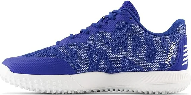 New Balance FuelCell 4040v7 Turf Trainer Baseball Cleats Shoes Team Royal/Optic White : US Men's 5 - Women's 6.5 D - Medium - Image 4