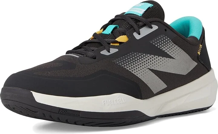 New Balance FuelCell 796V4 Tennis Shoes Men's Shoes Black Cement/Cyber Jade/Clementine : 7 D - Medium, Rubber - Image 5