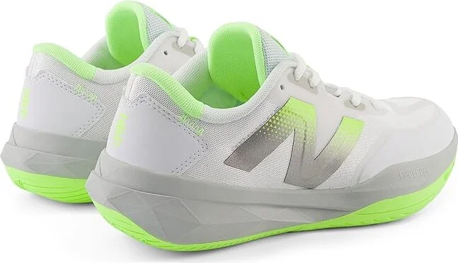 New Balance FuelCell 796V4 Tennis Shoes Women's Shoes White/Bleached Lime Glo : 6 B - Medium, Textile - Image 4