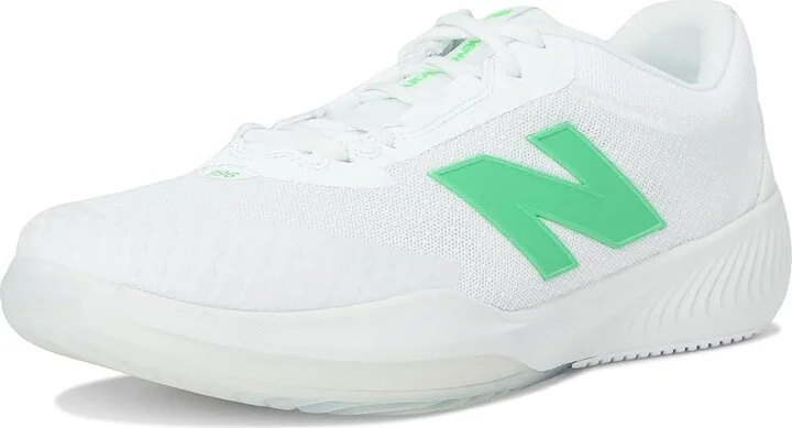 New Balance FuelCell 996v5 Tennis Shoes Men's Shoes White/Green Apple : 7 D - Medium, Synthetic/Textile - Image 5