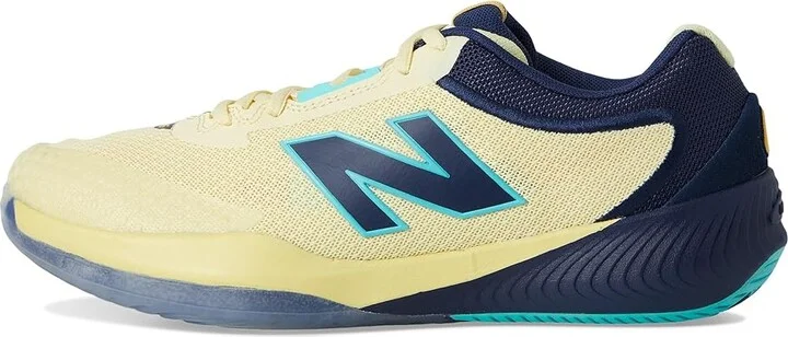 New Balance FuelCell 996v5 Tennis Shoes Women's Shoes Parchment/NB Navy : 6.5 B - Medium, Synthetic - Image 6