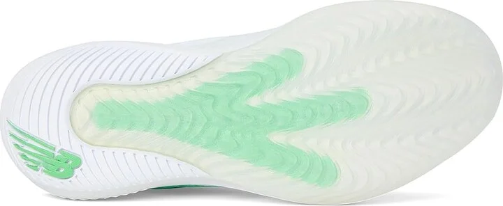 New Balance FuelCell 996v5 Tennis Shoes Women's Shoes White/Green Apple : 6 B - Medium, Synthetic - Image 3