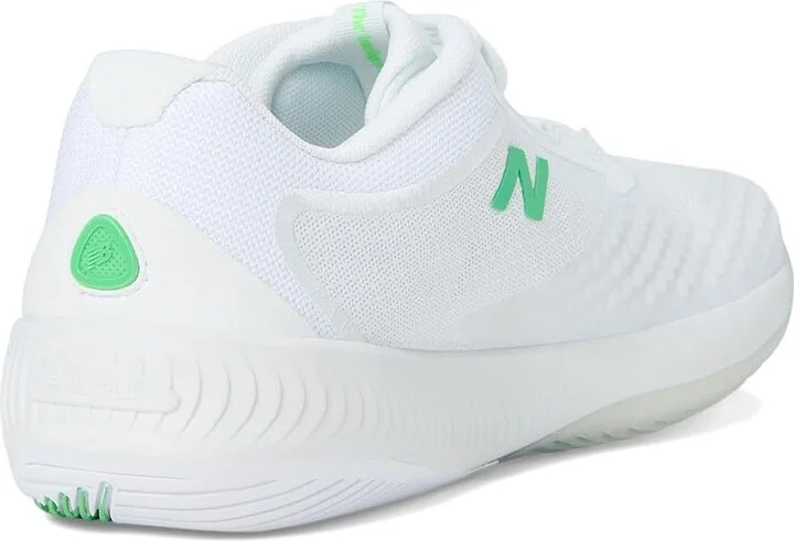 New Balance FuelCell 996v5 Tennis Shoes Women's Shoes White/Green Apple : 6 B - Medium, Synthetic - Image 4