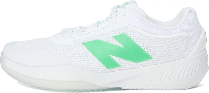 New Balance FuelCell 996v5 Tennis Shoes Women's Shoes White/Green Apple : 6 B - Medium, Synthetic - Image 6