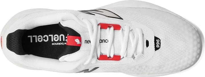 New Balance FuelCell 996v6 Tennis Shoes Men's Shoes White/Black : 10 EE - Wide, Textile - Image 2