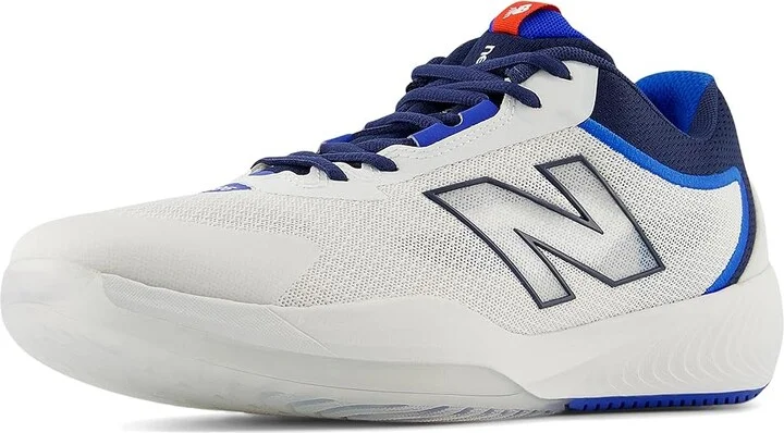 New Balance FuelCell 996v6 Tennis Shoes Men's Shoes White/Team Navy : 7.5 D - Medium, Textile - Image 4
