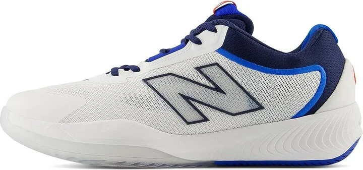 New Balance FuelCell 996v6 Tennis Shoes Men's Shoes White/Team Navy : 7.5 D - Medium, Textile - Image 5
