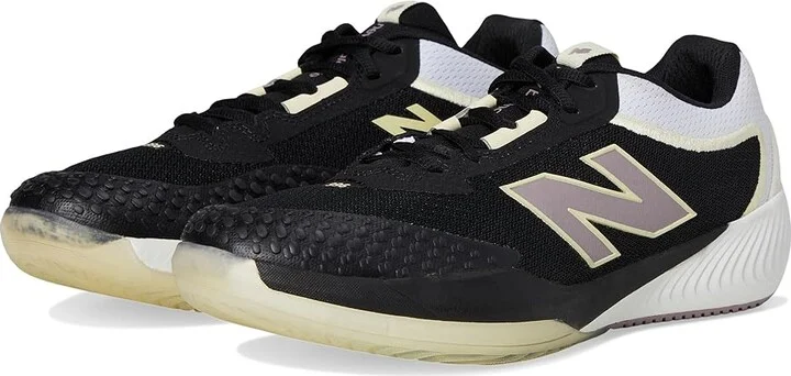 New Balance FuelCell 996v6 Tennis Shoes Women's Tennis Shoes Black/White : 6 B - Medium, Textile