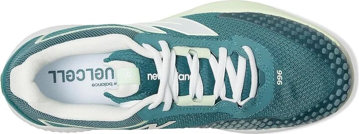 New Balance FuelCell 996v6 Tennis Shoes Women's Tennis Shoes New Spruce/White/Gum : 7 B - Medium, Textile - Image 2