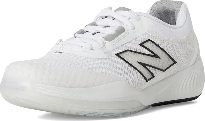 New Balance FuelCell 996v6 Tennis Shoes Women's Tennis Shoes White/Black : 12 B - Medium, Textile - Image 5