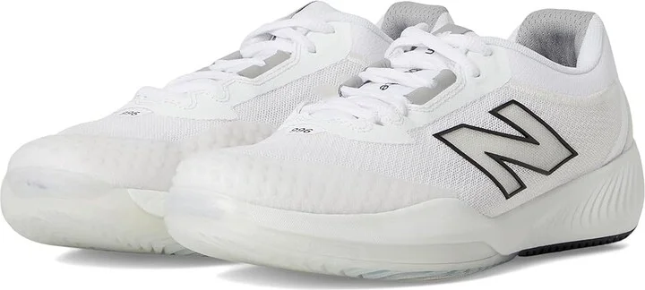 New Balance FuelCell 996v6 Tennis Shoes Women's Tennis Shoes White/Black : 12 B - Medium, Textile