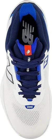 New Balance FuelCell 996v6 Tennis Shoes Women's Tennis Shoes White/Navy : 10.5 D - Wide, Textile - Image 2