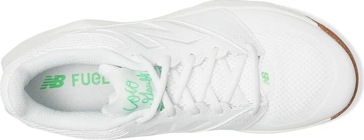 New Balance FuelCell Delray V2 Men's Shoes White/Green Apple : 7 D - Medium, Synthetic - Image 2