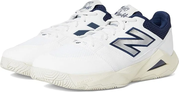 New Balance FuelCell Delray V2 Men's Shoes White/Navy : 7 D - Medium, Synthetic