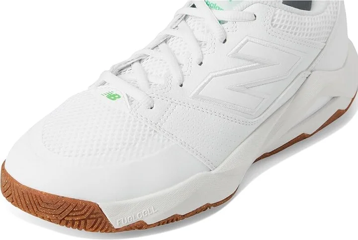 New Balance FuelCell Delray V2 Women's Shoes White/Green Apple : 6 B - Medium, Synthetic - Image 7