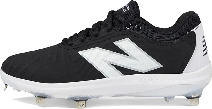 New Balance FuelCell FUSE v4 Metal Softball Cleats Women's Shoes Black/Optic White : 5 B - Medium - Image 5