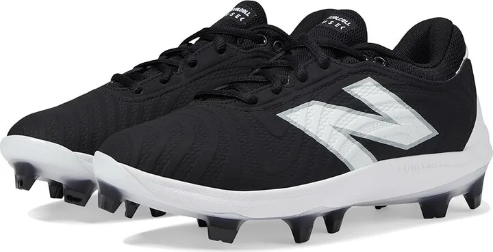 New Balance FuelCell FUSE v4 Molded Softball Cleats Women's Shoes Black/Optic White : 5 B - Medium