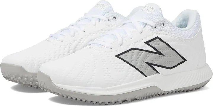 New Balance FuelCell FUSE v4 Turf Trainer Softball Cleats Women's Shoes Optic White/Raincloud : 10.5 B - Medium